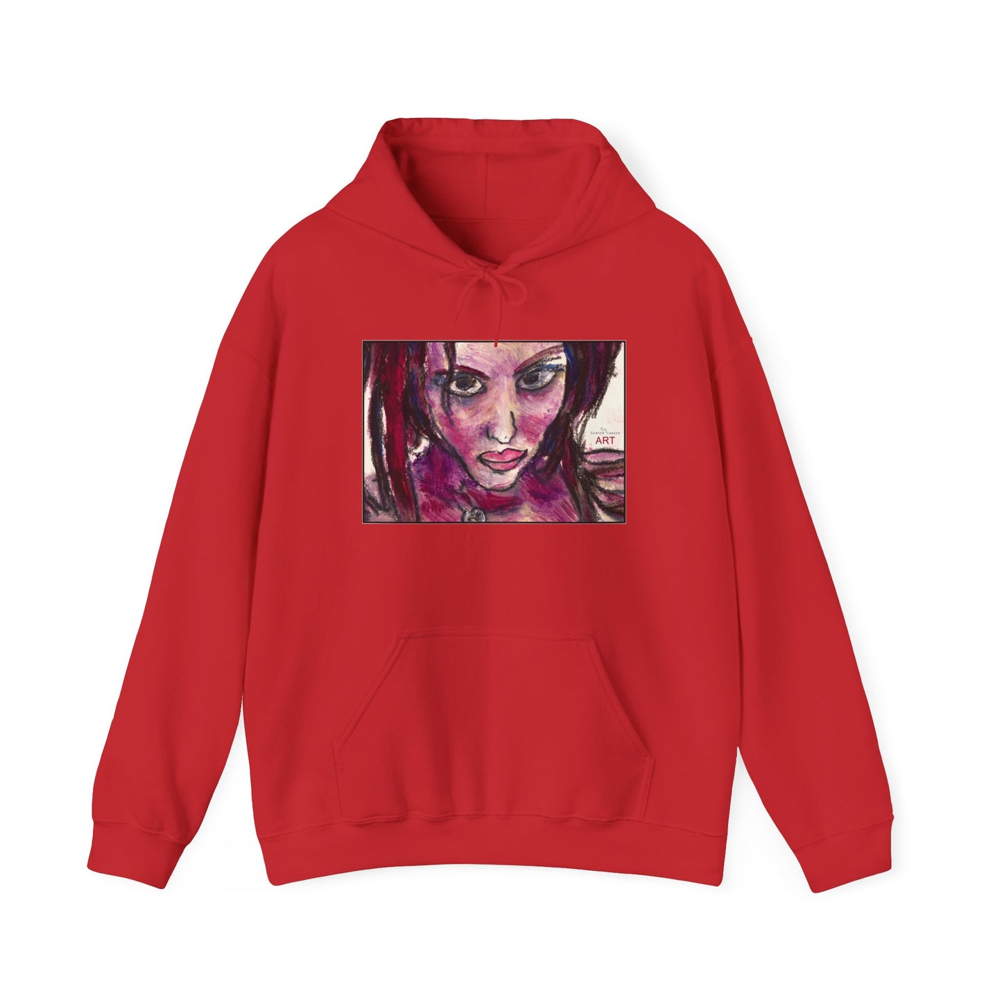 Unisex Heavy Blend™ Hooded Sweatshirt - Motiv Frontseite "Lola", H 19 cm