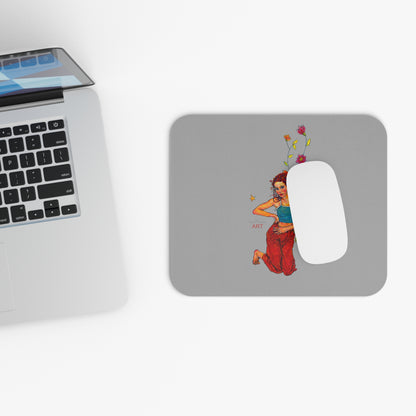 Mouse Pad (Rectangle) - Motiv: Lea, Ranken