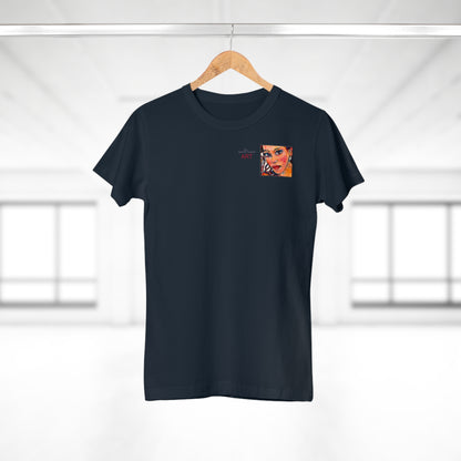 Single Jersey Women's T-shirt - Motiv: Lea, H 7 cm