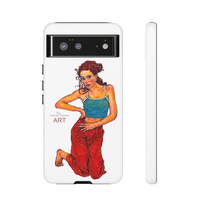 Tough Cases - Google Pixel - Samsung Galaxy - Motiv: Lea, Weiß