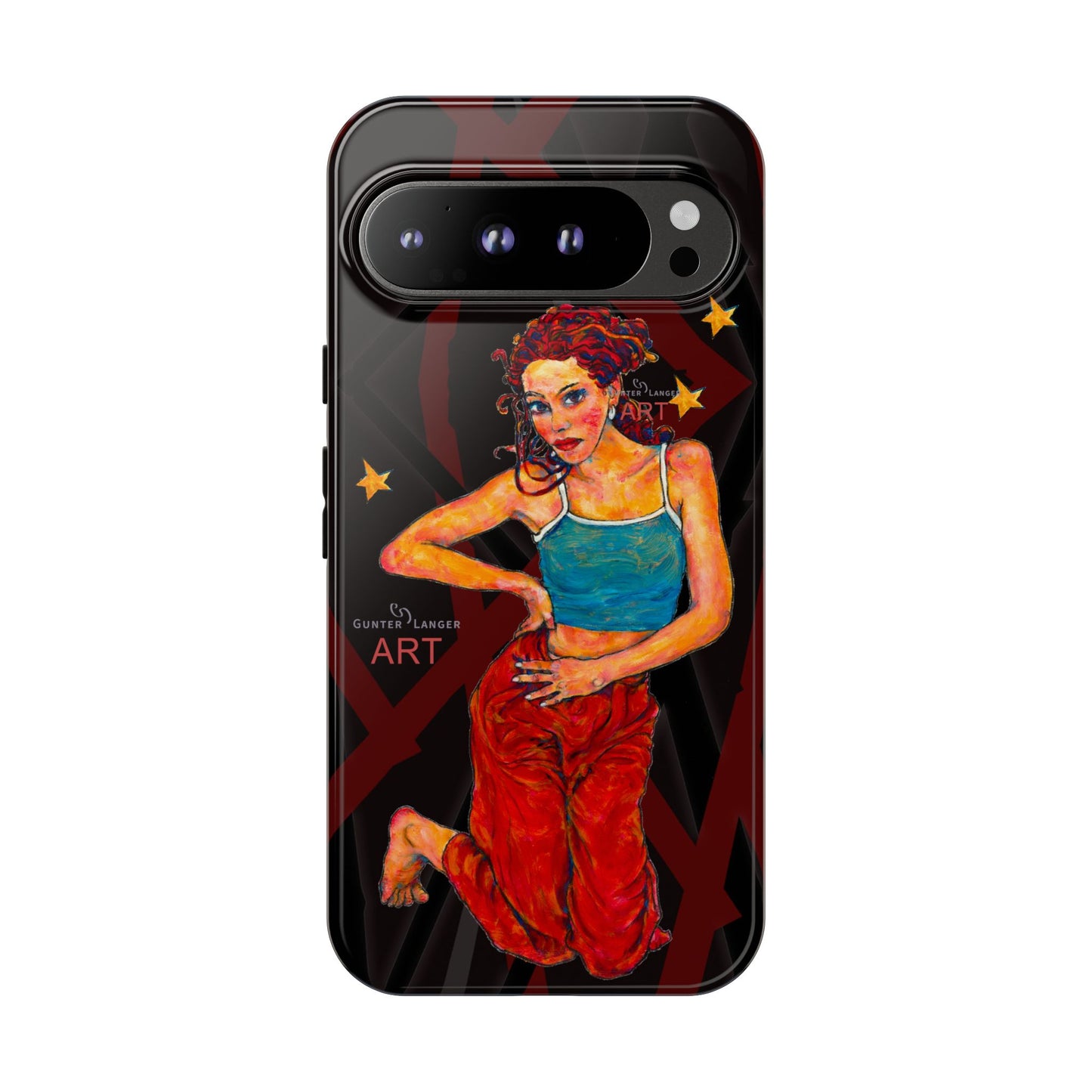 Tough Cases - Google Pixel - Samsung Galaxy - Motiv: Lea, Sternenhimmel, Mikado3