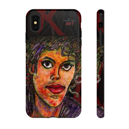Tough Cases - iPhone - Motiv: MJ, Schwarz