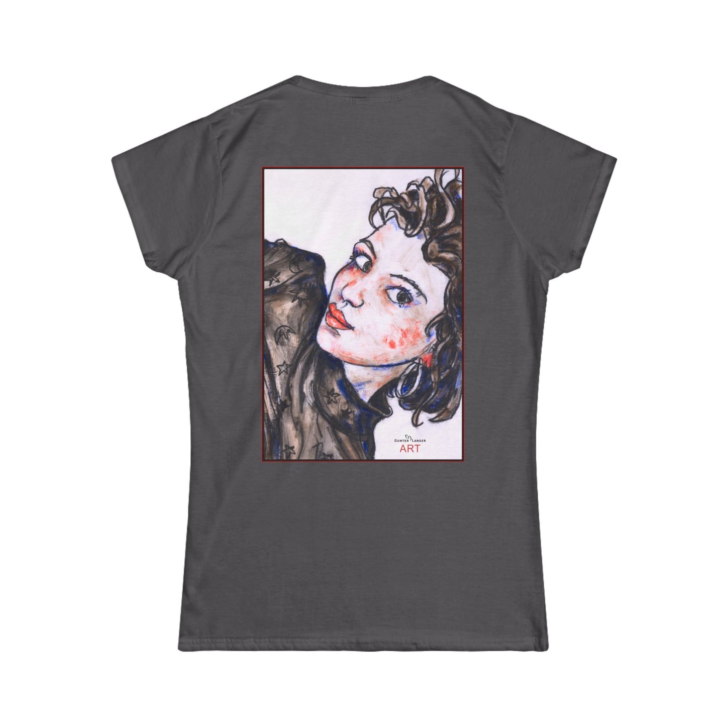 Women's Softstyle Tee - Motiv: Front Annette & Rückseite Annette