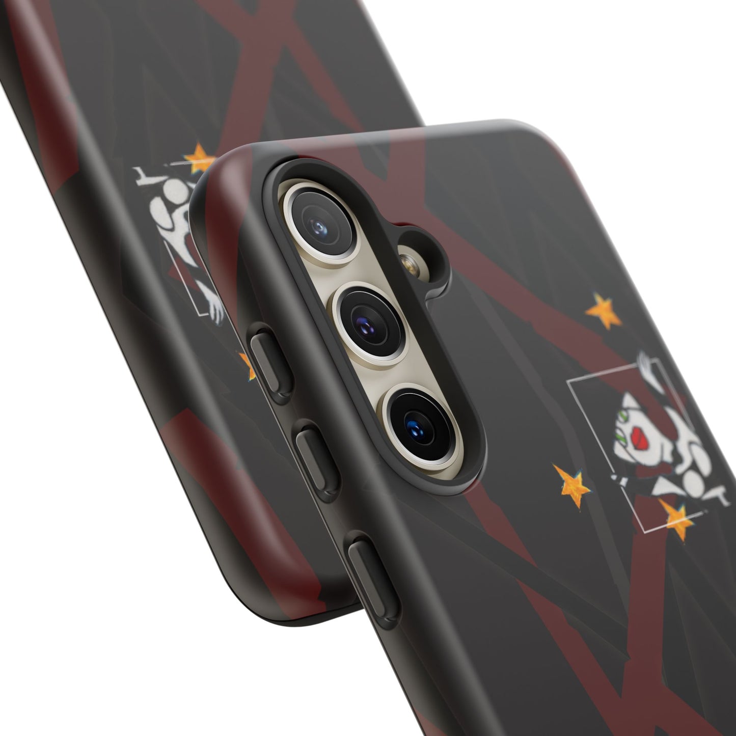 Tough Cases - Google Pixel - Samsung Galaxy - Motiv:  "Miau" klein H 8 cm, Sternenhimmel, Mikado3