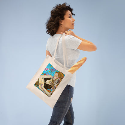 Tote Bag - Motiv: Ida (halb, Hochformat), einseitig bedruckt, H30,5 cm