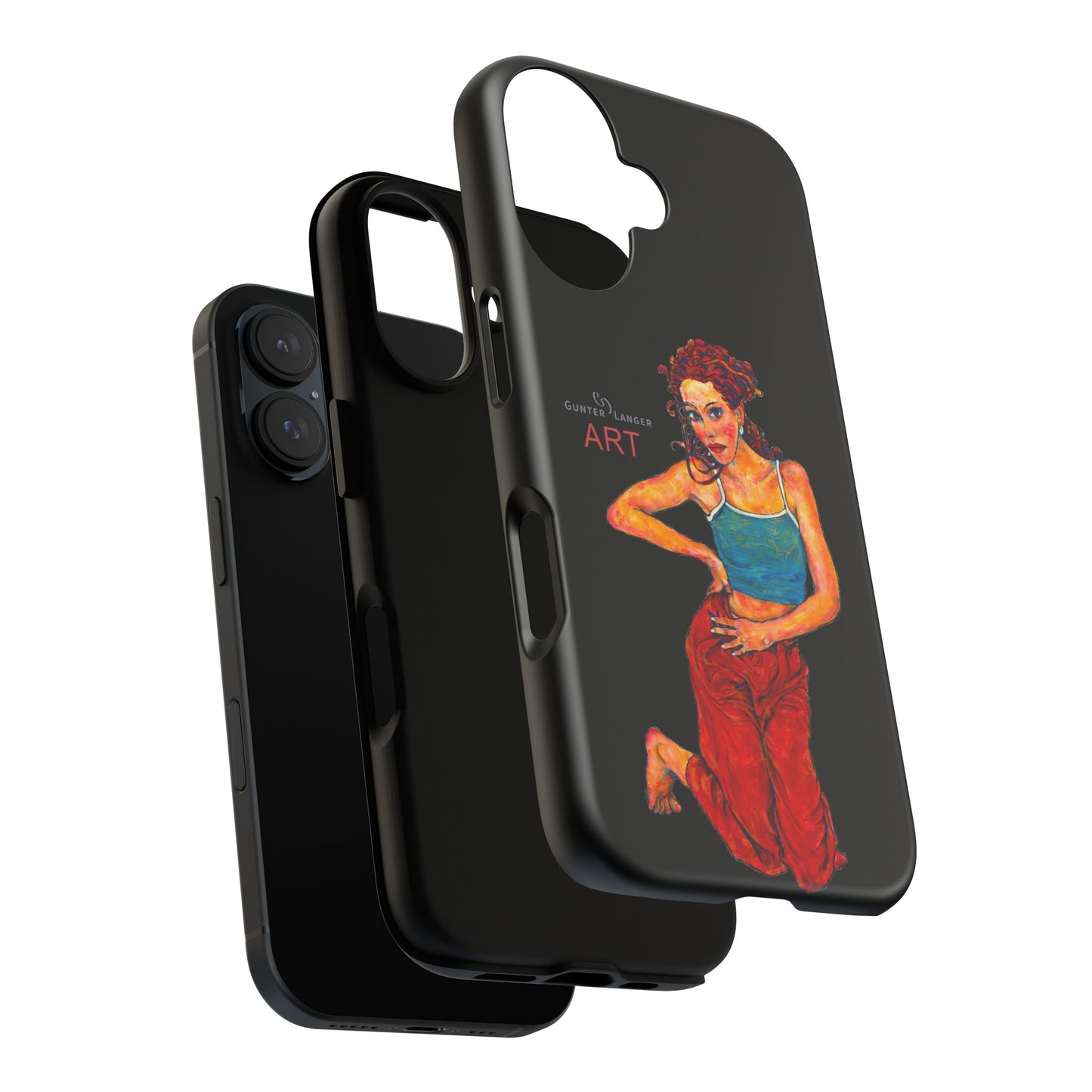 Tough Cases - iPhone - Motiv: Lea, Schwarz