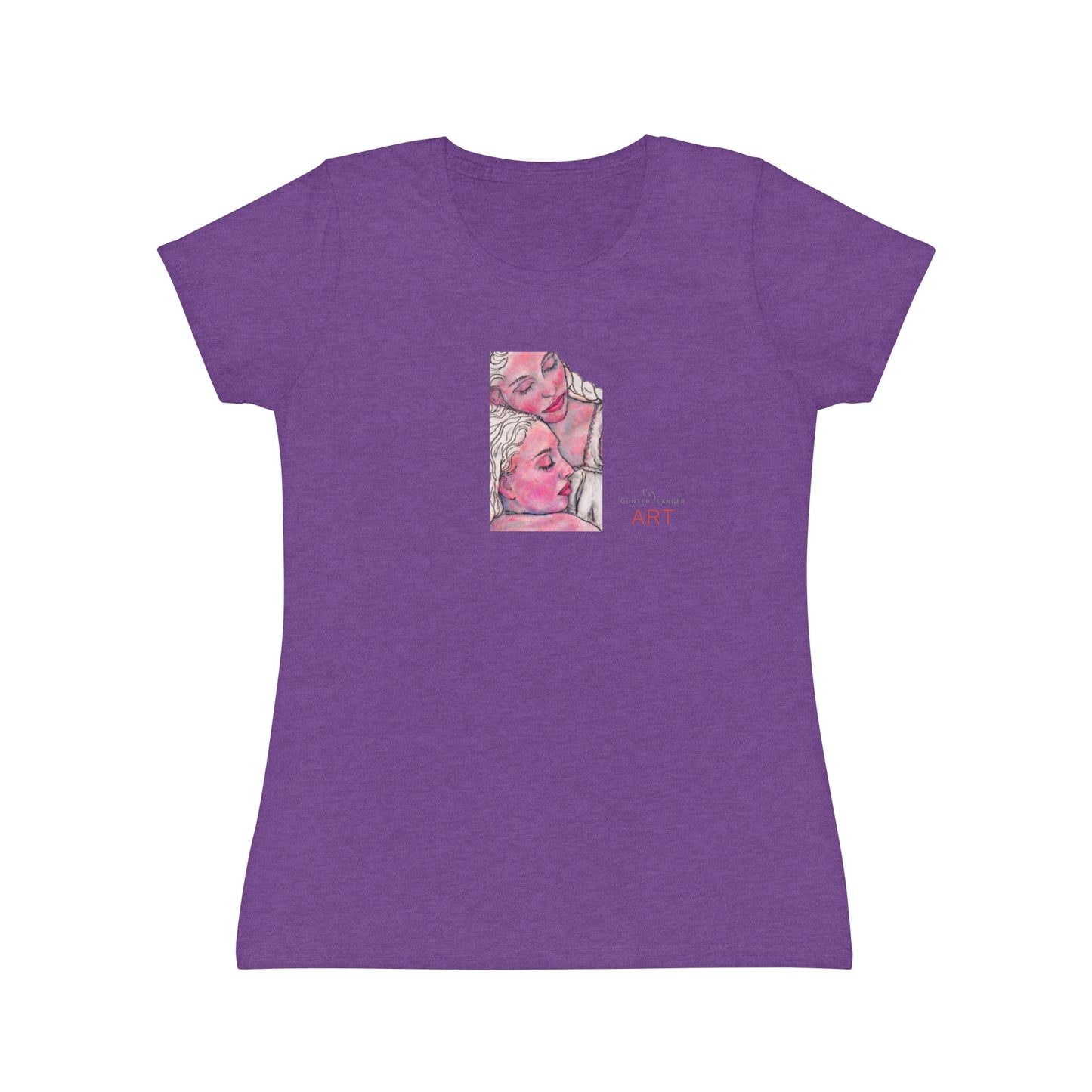 Women's Iconic T-Shirt - Motiv: Zuflucht (klein) & Zuflucht (groß)