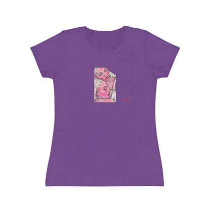 Women's Iconic T-Shirt - Motiv: Zuflucht (klein) & Zuflucht (groß)