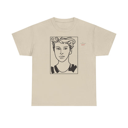 Unisex Heavy Cotton Tee  - Motiv: Front Lars, Kasten, H 33 cm