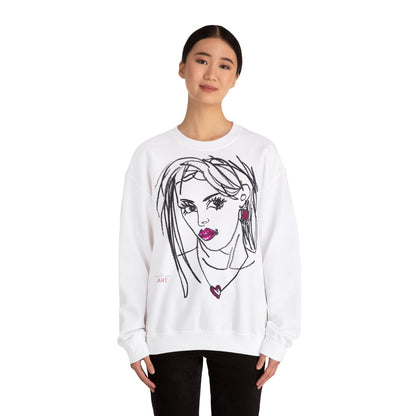 Unisex Heavy Blend™ Crewneck Sweatshirt - Motiv Front Raja