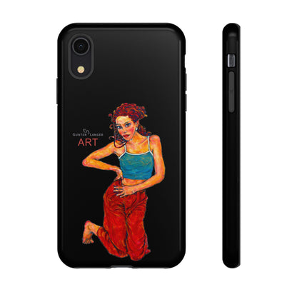 Tough Cases - iPhone - Motiv: Lea, Schwarz