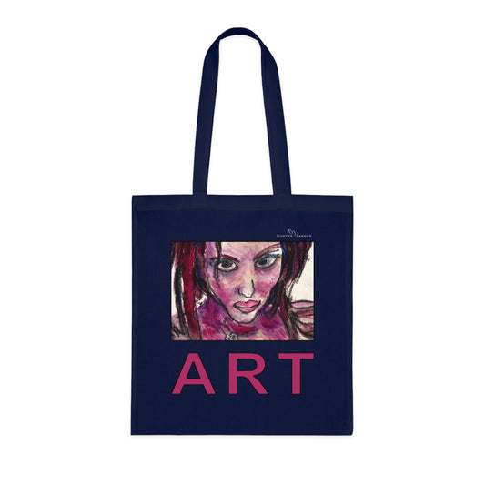 Cotton Tote - Motiv: Lola ART, einseitig bedruckt, H 17,5 cm