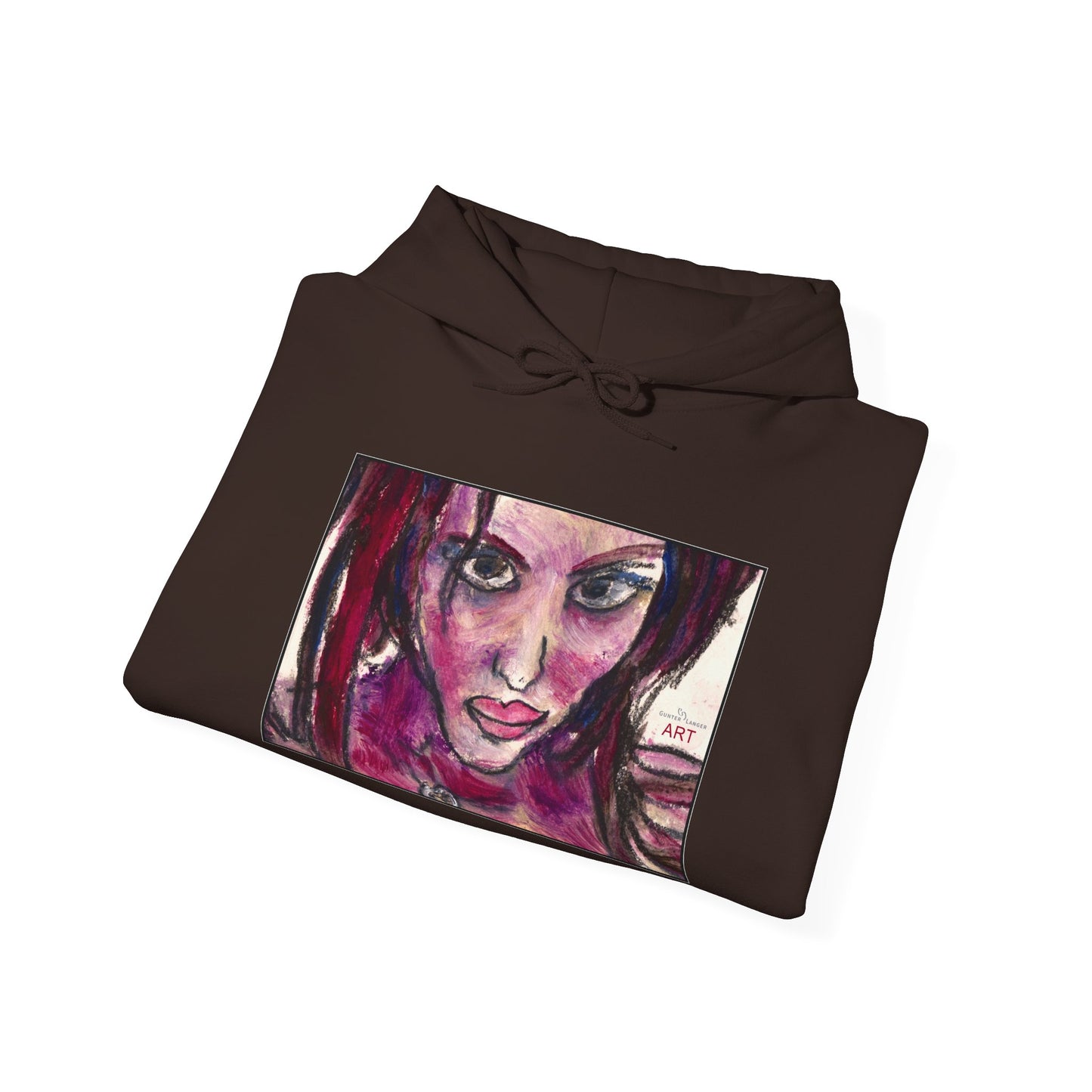 Unisex Heavy Blend™ Hooded Sweatshirt - Motiv Frontseite "Lola", H 19 cm