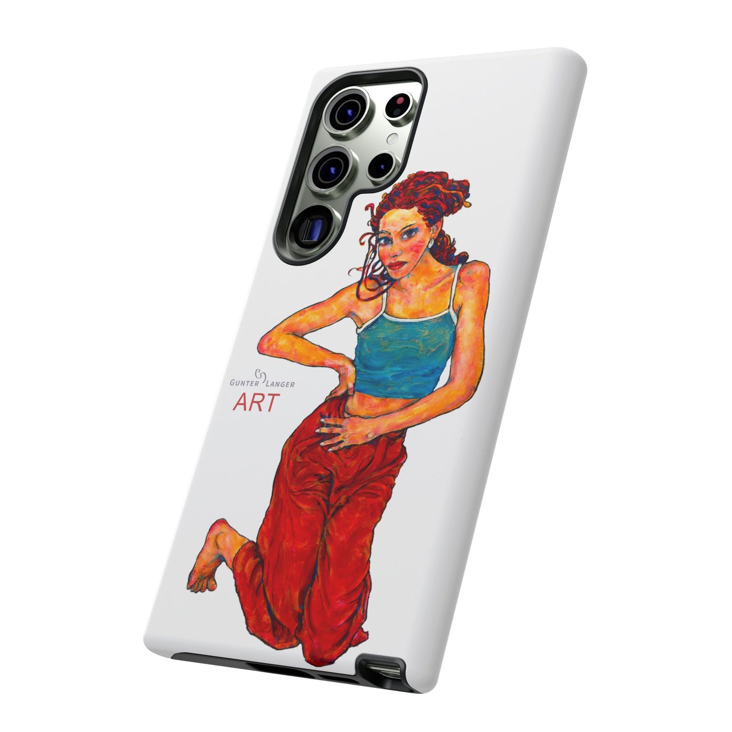 Tough Cases - Google Pixel - Samsung Galaxy - Motiv: Lea, Weiß