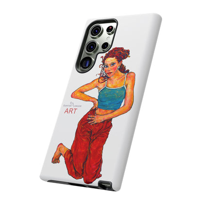 Tough Cases - Google Pixel - Samsung Galaxy - Motiv: Lea, Weiß