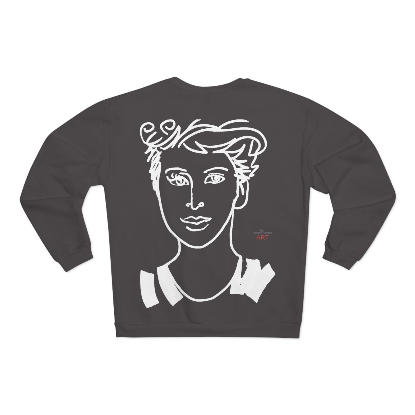Unisex Crew Neck Sweatshirt (EU) - Motiv Lars & Lars (weiß)