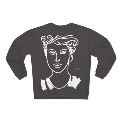 Unisex Crew Neck Sweatshirt (EU) - Motiv Lars & Lars (weiß)