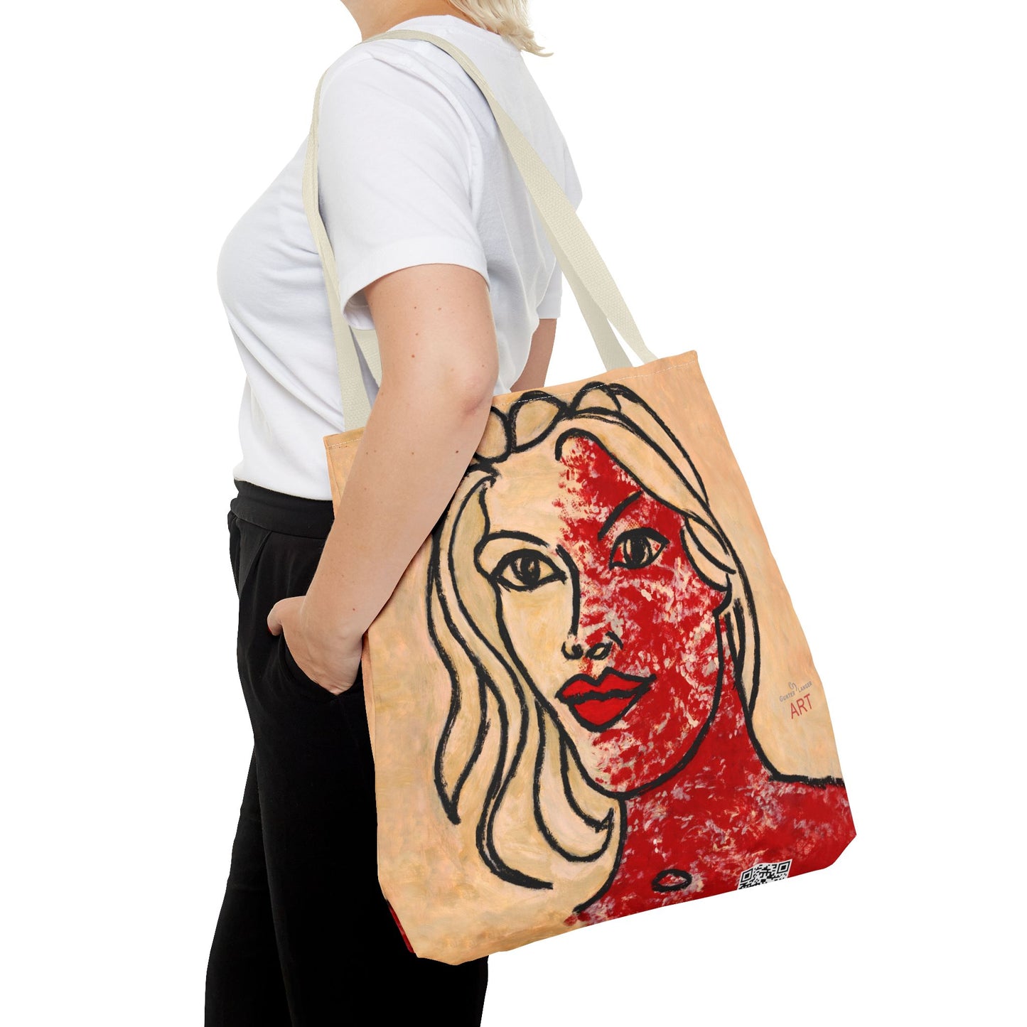 Tote Bag (AOP) - Motiv: Front Louisa ll & Rückseite Louisa ll