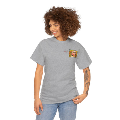 Unisex Heavy Cotton Tee - Motiv: Romina, H 7 cm