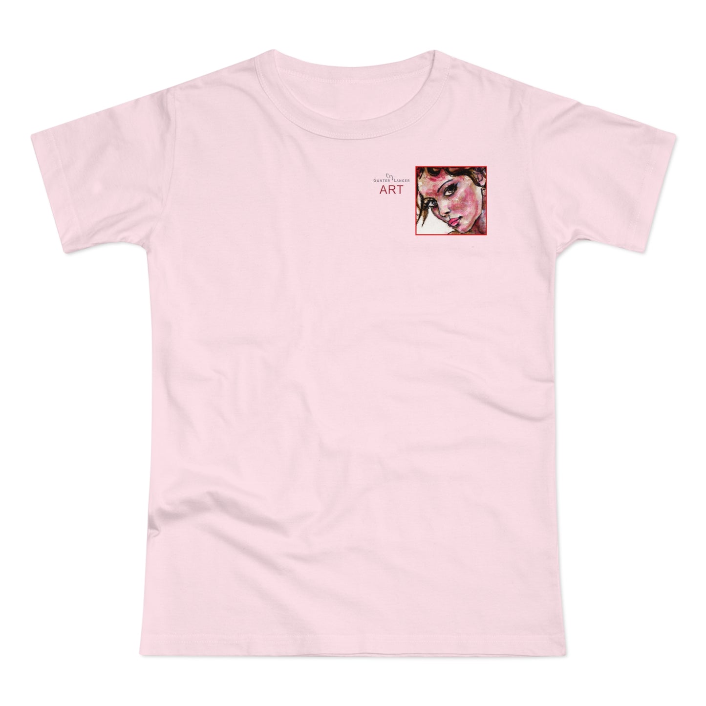 Single Jersey Women's T-shirt - Motiv: Annette, H 7,7 cm