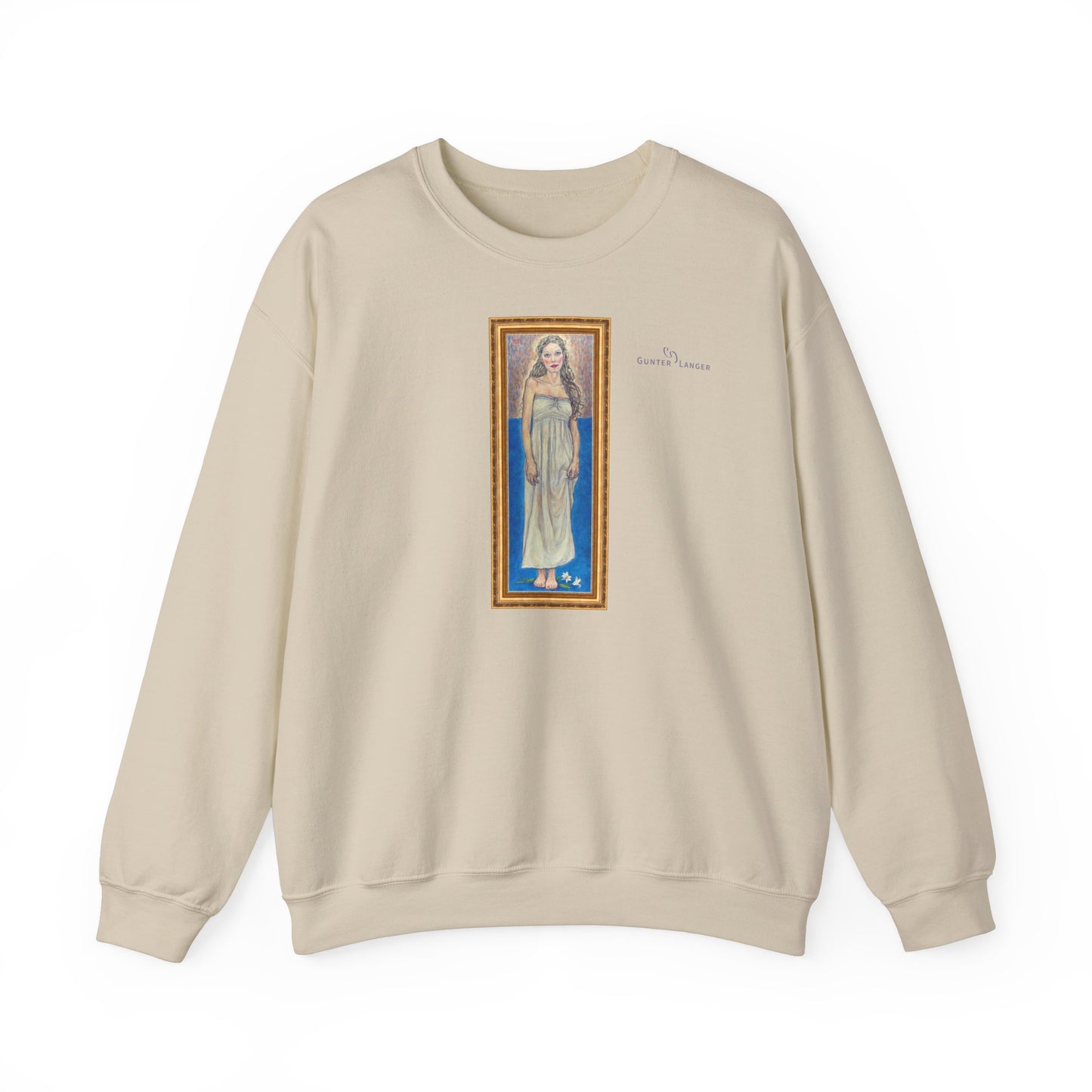 Unisex Heavy Blend™ Crewneck Sweatshirt - Motiv: Front Marie (gerahmt)