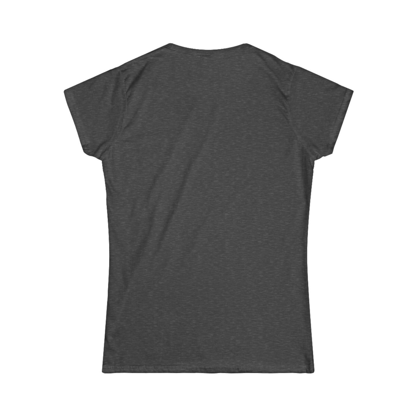 Women's Softstyle Tee - Motiv: Front, Marie, Goldrahmen, H 14 cm