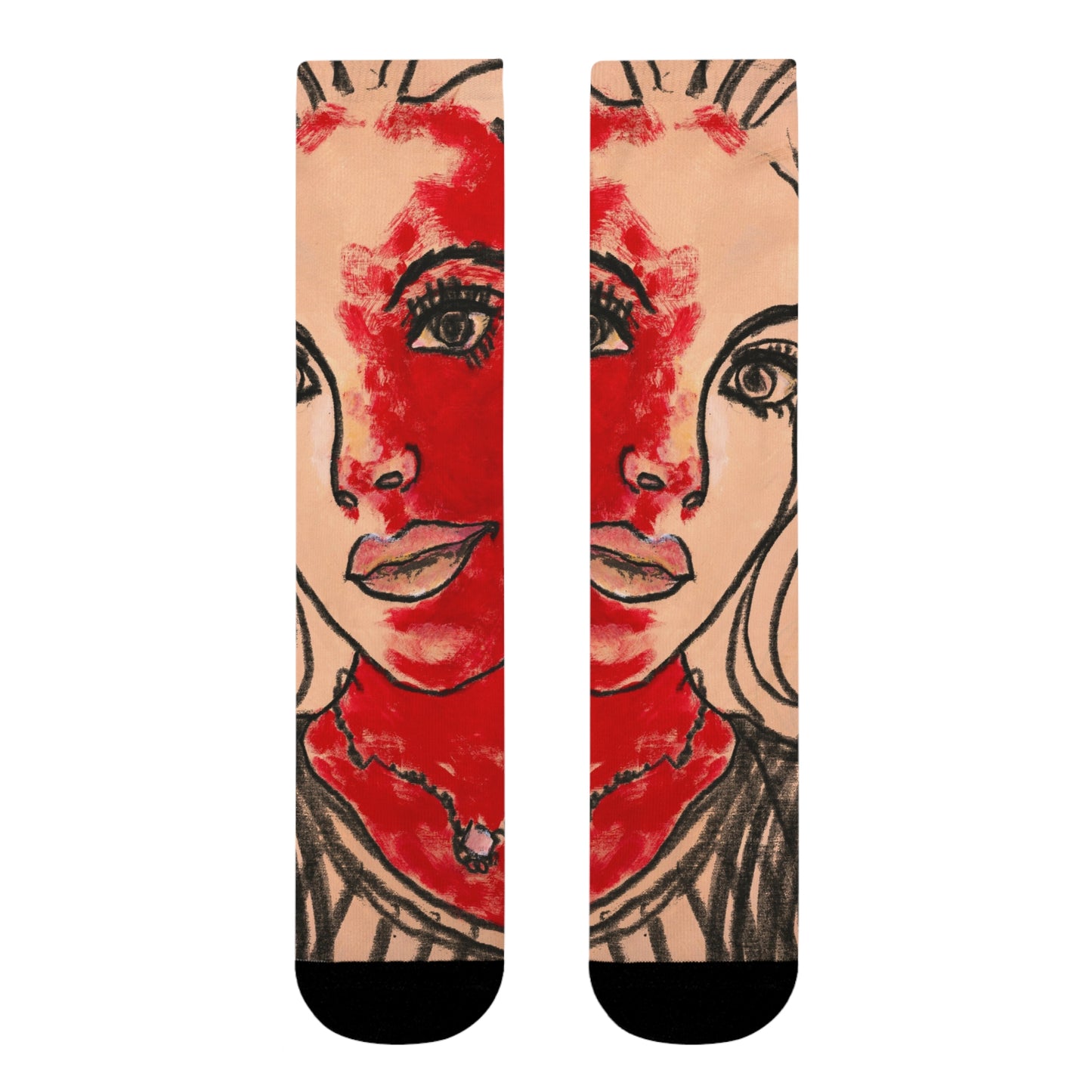 Sublimation Crew Socks (EU) - Motiv: Christina 2