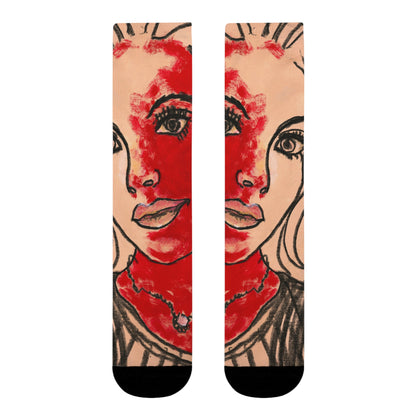 Sublimation Crew Socks (EU) - Motiv: Christina 2