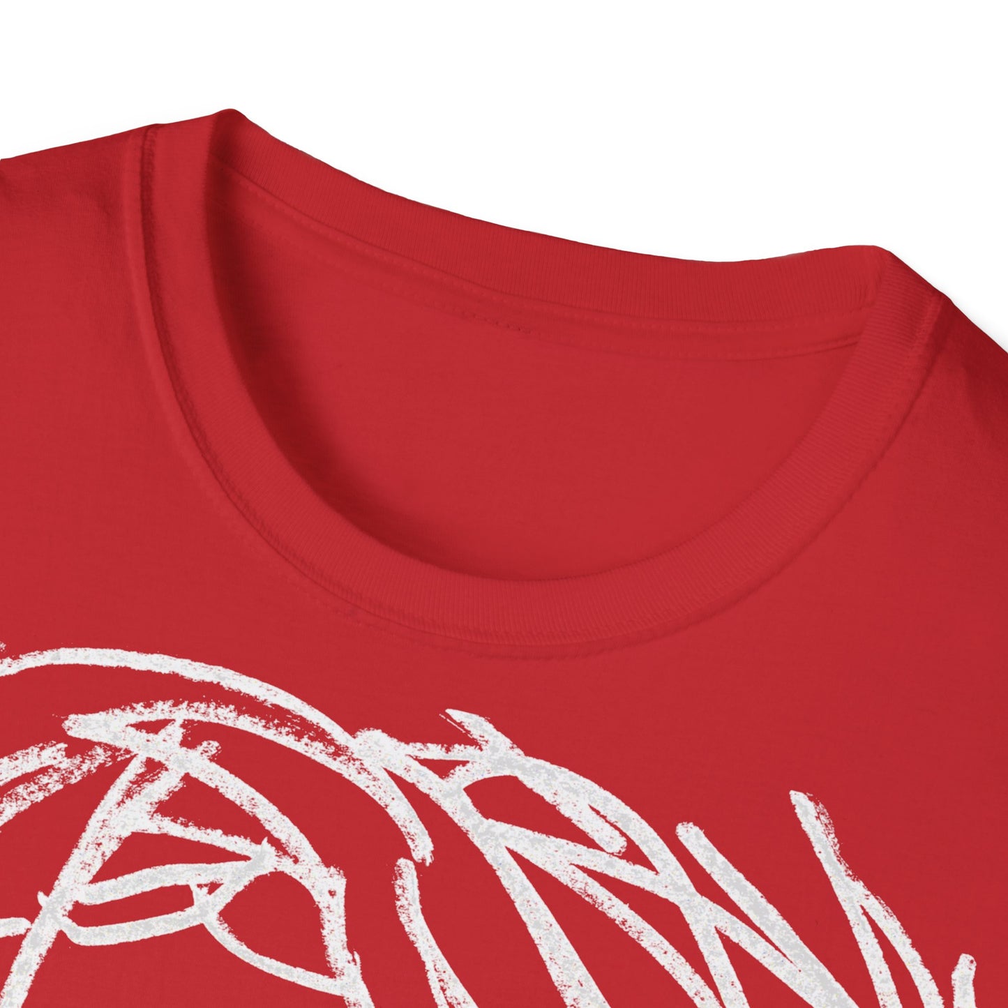 Unisex Softstyle T-Shirt - Motiv: Front Raja, H 49cm sw