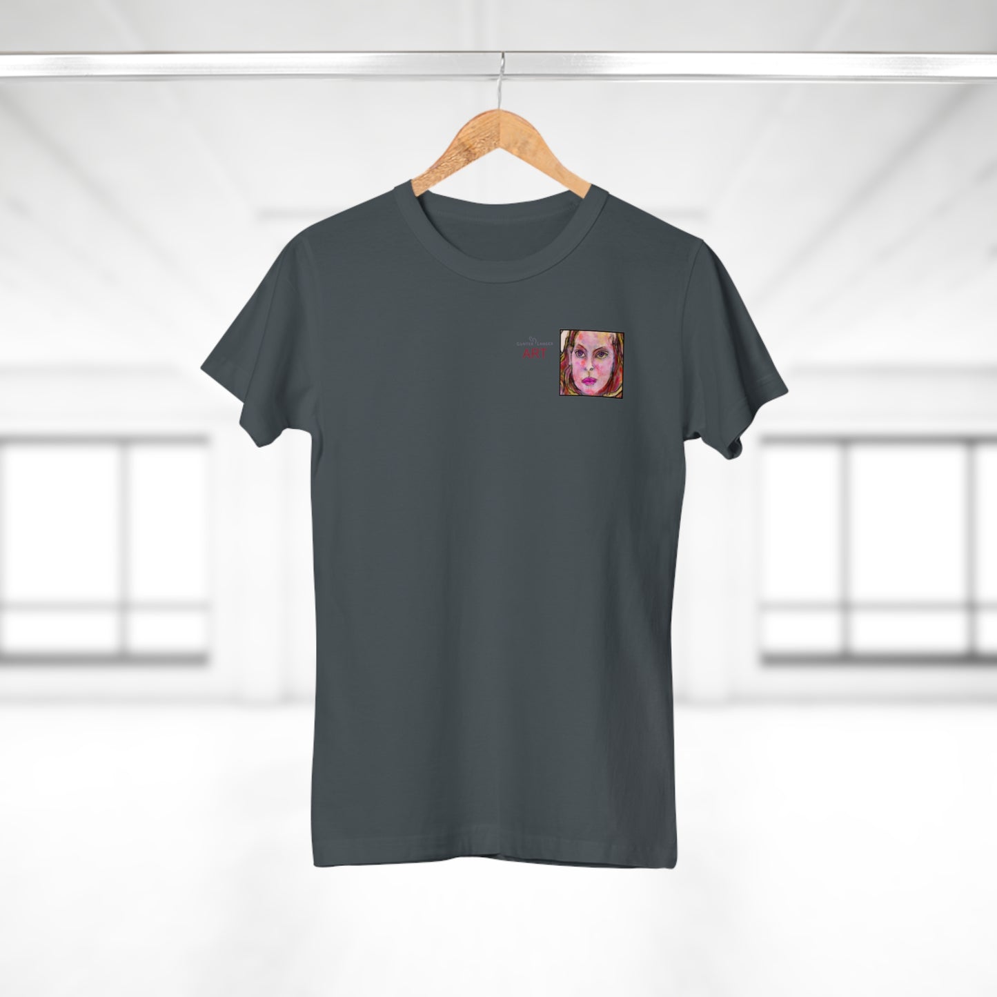 Single Jersey Women's T-shirt - Motiv: Johanna, H 7 cm