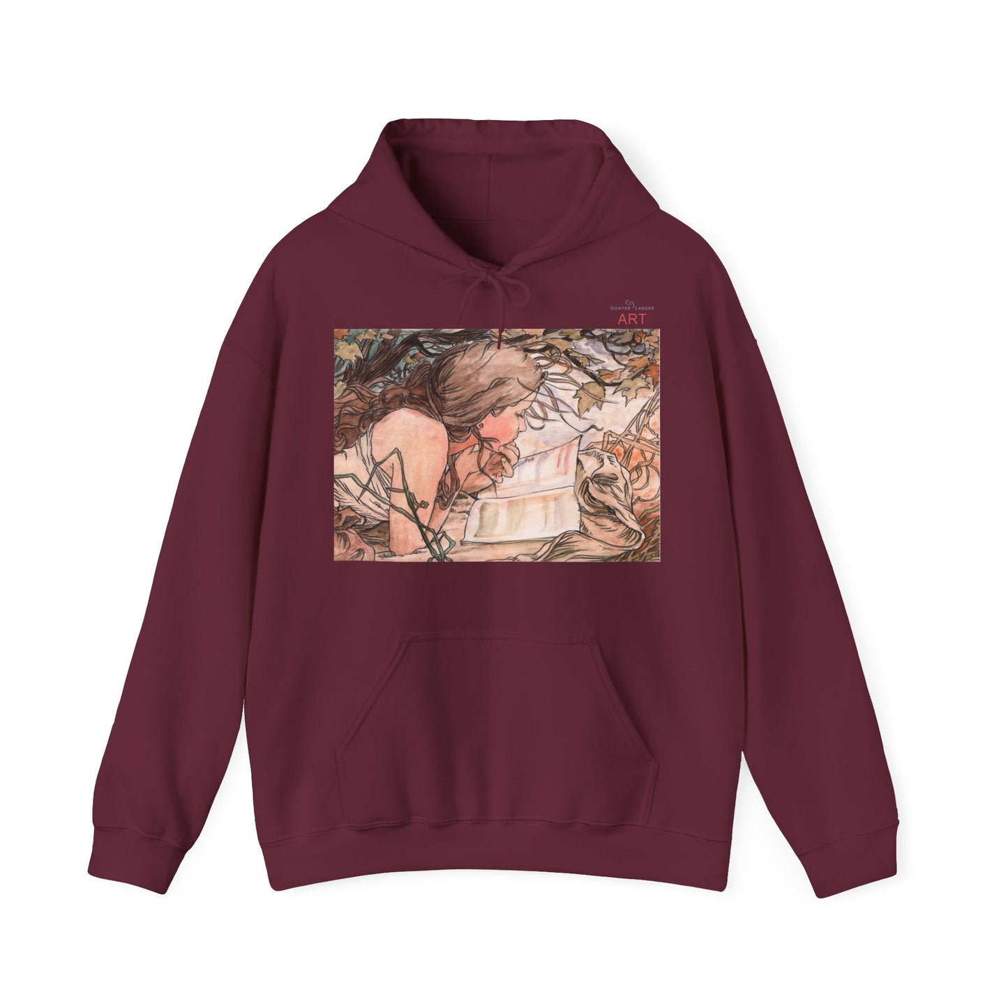 Unisex Heavy Blend™ Hooded Sweatshirt - Motiv:  Front Antonia