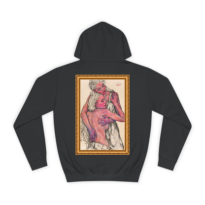 Unisex College Hoodie -  Motiv: Rückseite Zuflucht gerahmt