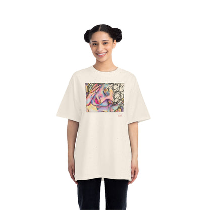 Beefy-T®  Short-Sleeve T-Shirt - Motiv: Front Mara, H 20 cm & Rückseite Mara, H 26 cm