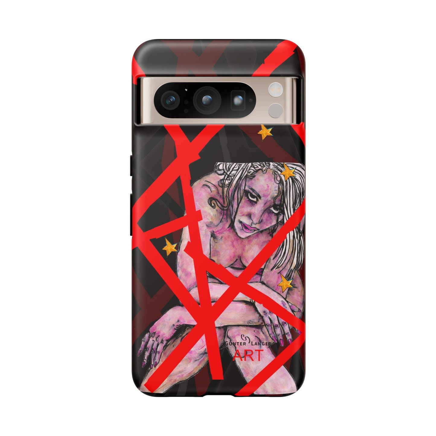 Tough Cases - Google Pixel - Samsung Galaxy - Motiv: Stella, Mikado