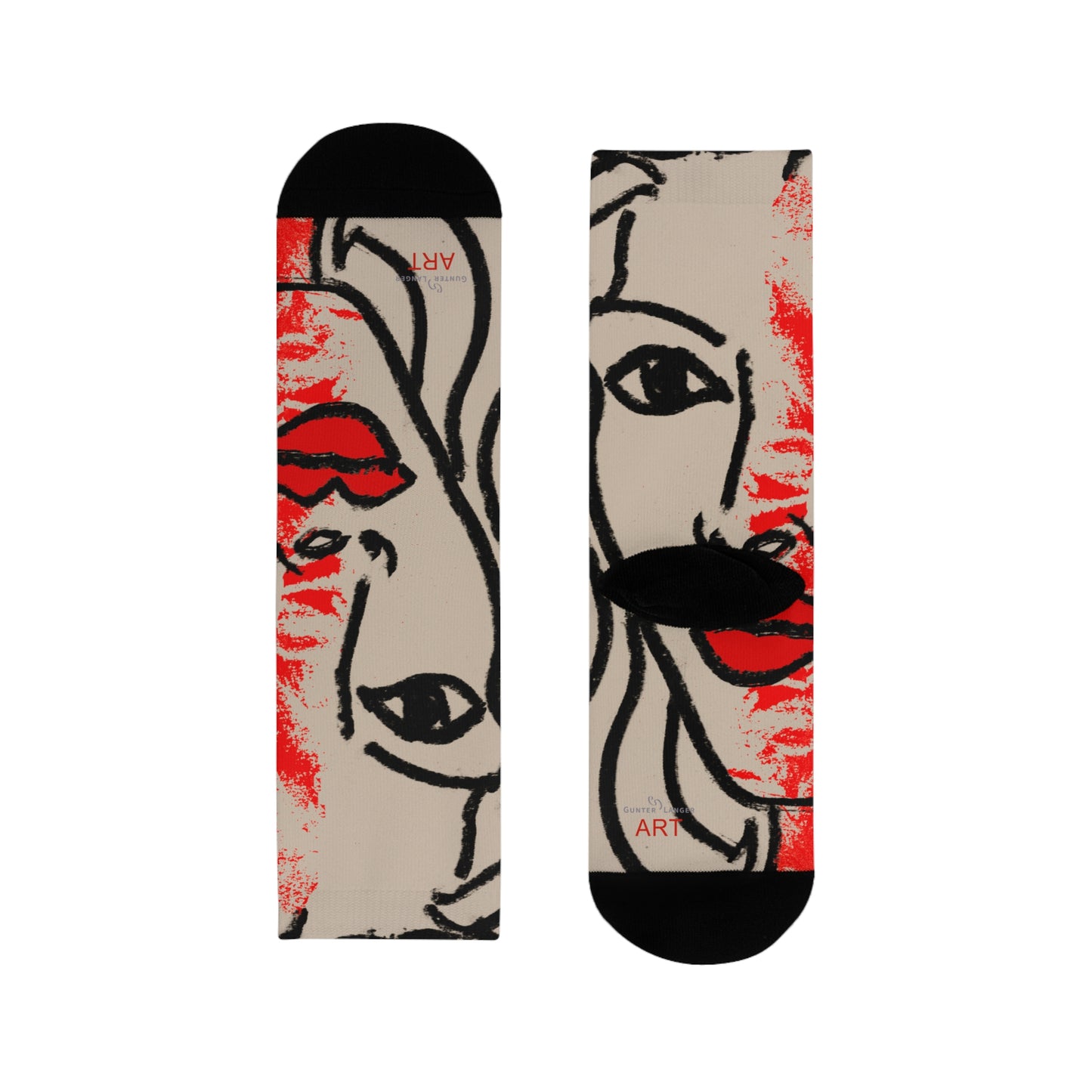 Sublimation Crew Socks (EU) - Motiv: Louisa S