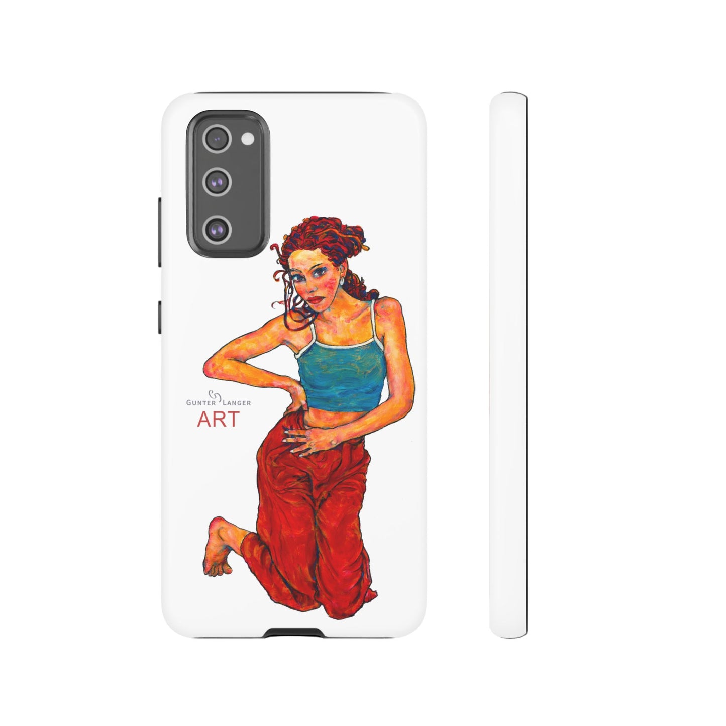 Tough Cases - Google Pixel - Samsung Galaxy - Motiv: Lea, Weiß