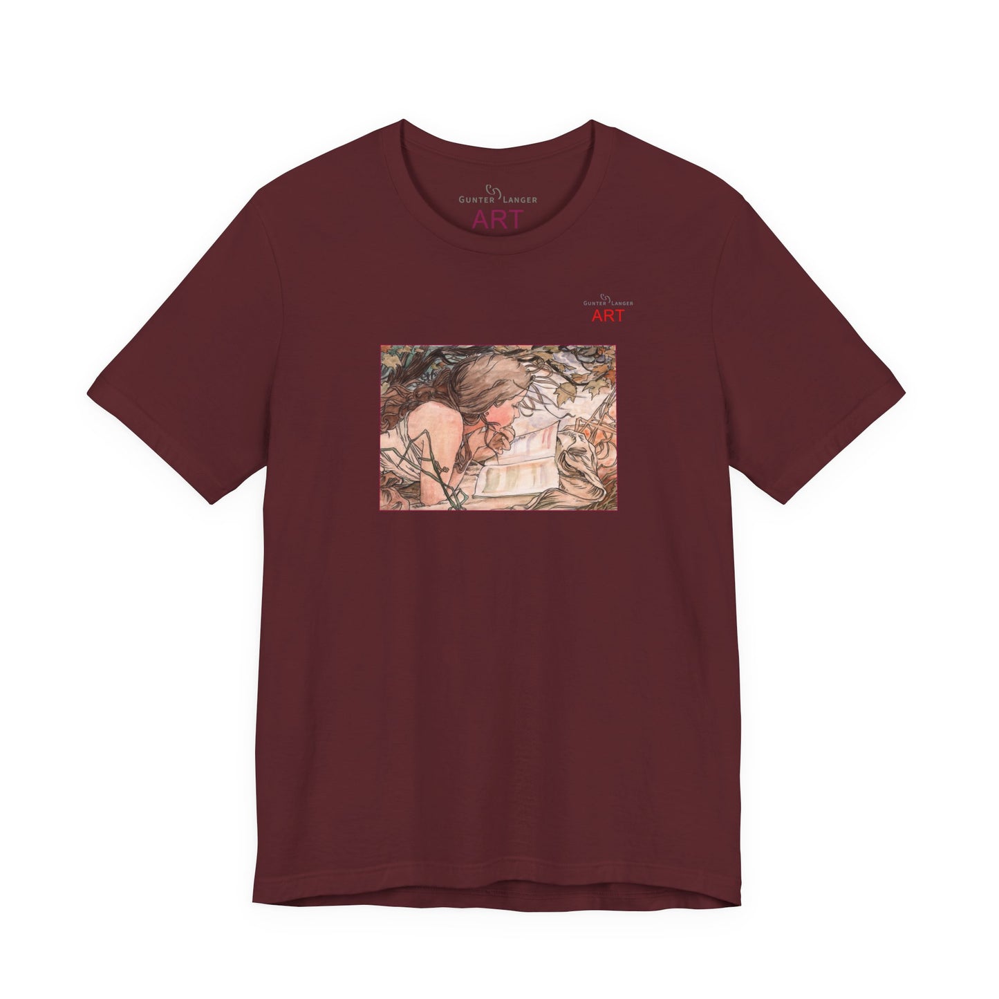 Jersey Short Sleeve Tee - Motiv: Front Antonia, H 15,73 cm