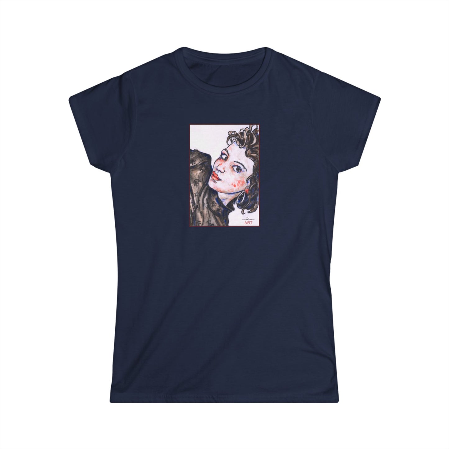 Women's Softstyle Tee - Motiv: Front Annette & Rückseite Annette