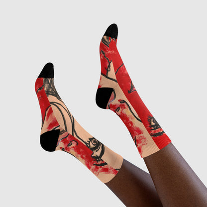Sublimation Crew Socks (EU) - Motiv: Christina L