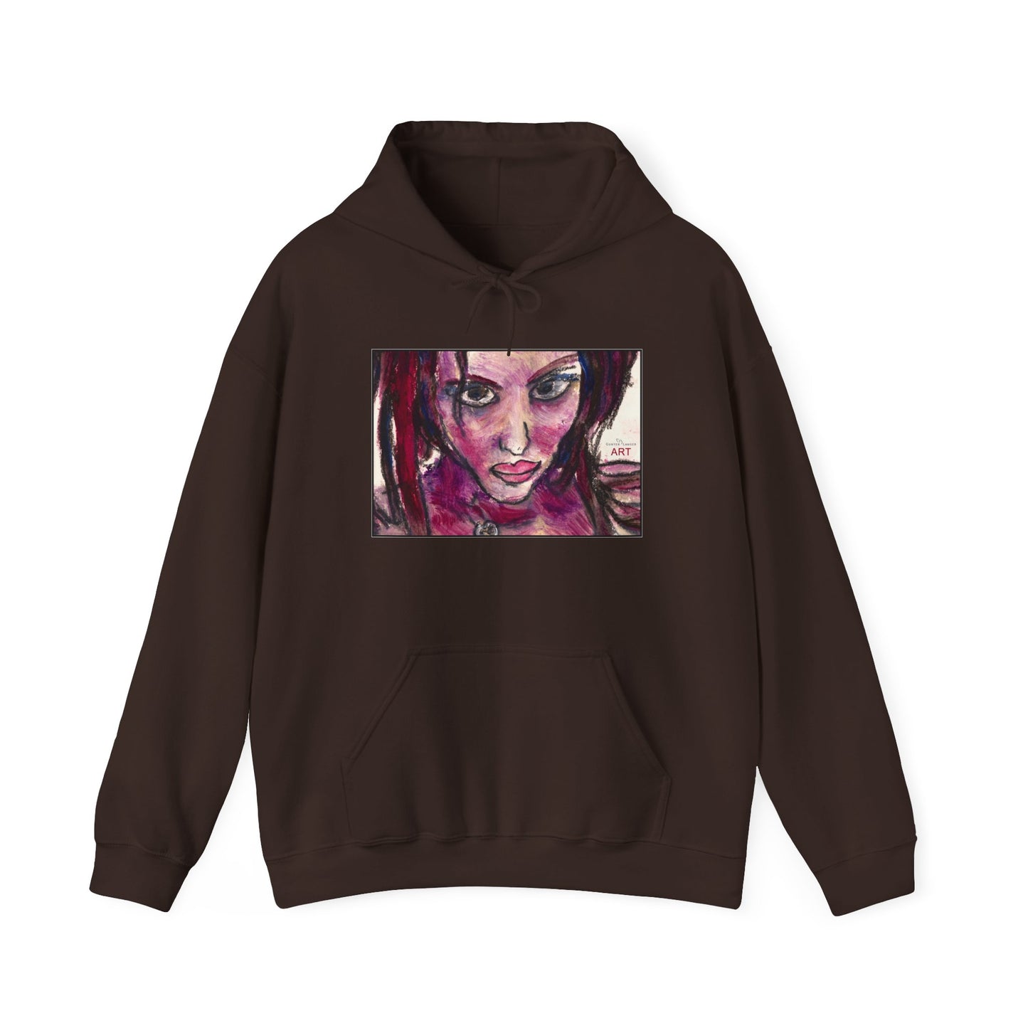 Unisex Heavy Blend™ Hooded Sweatshirt - Motiv Frontseite "Lola", H 19 cm