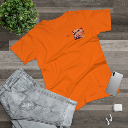 Single Jersey Women's T-shirt - Motiv: Lea, H 7 cm