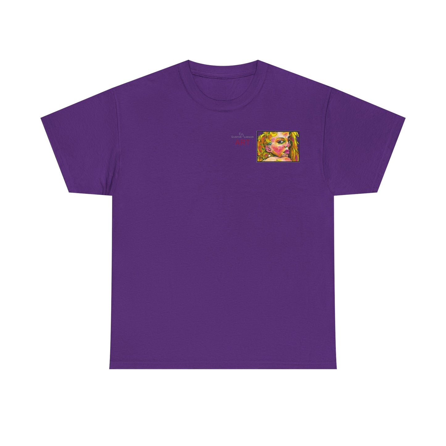 Unisex Heavy Cotton Tee - Motiv: Romina, H 7 cm