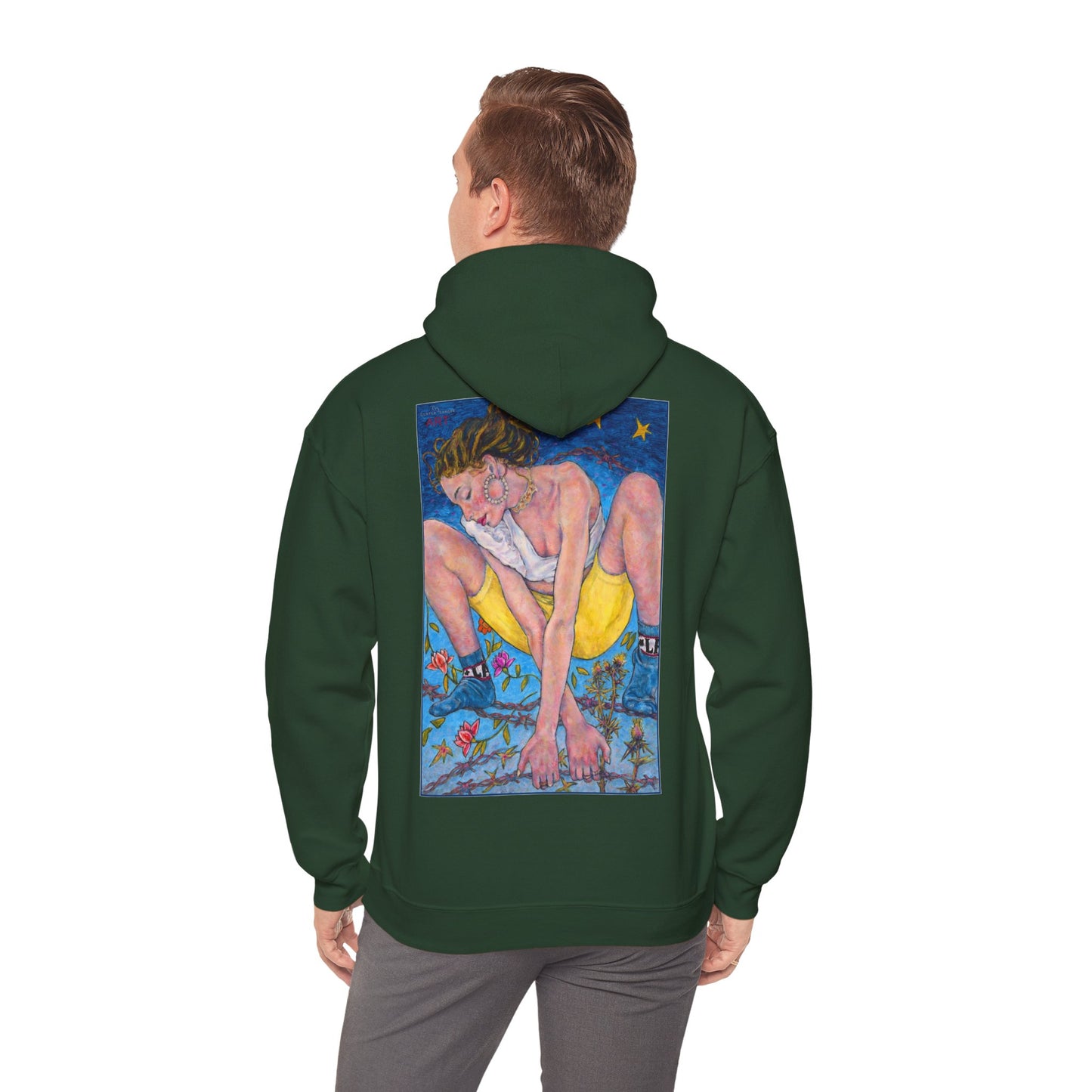 Unisex Heavy Blend™ Hooded Sweatshirt - Motiv: Rückseite "Alva", H43 cm