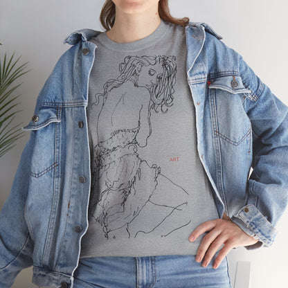Unisex Heavy Cotton Tee - Motiv: Front Giselle