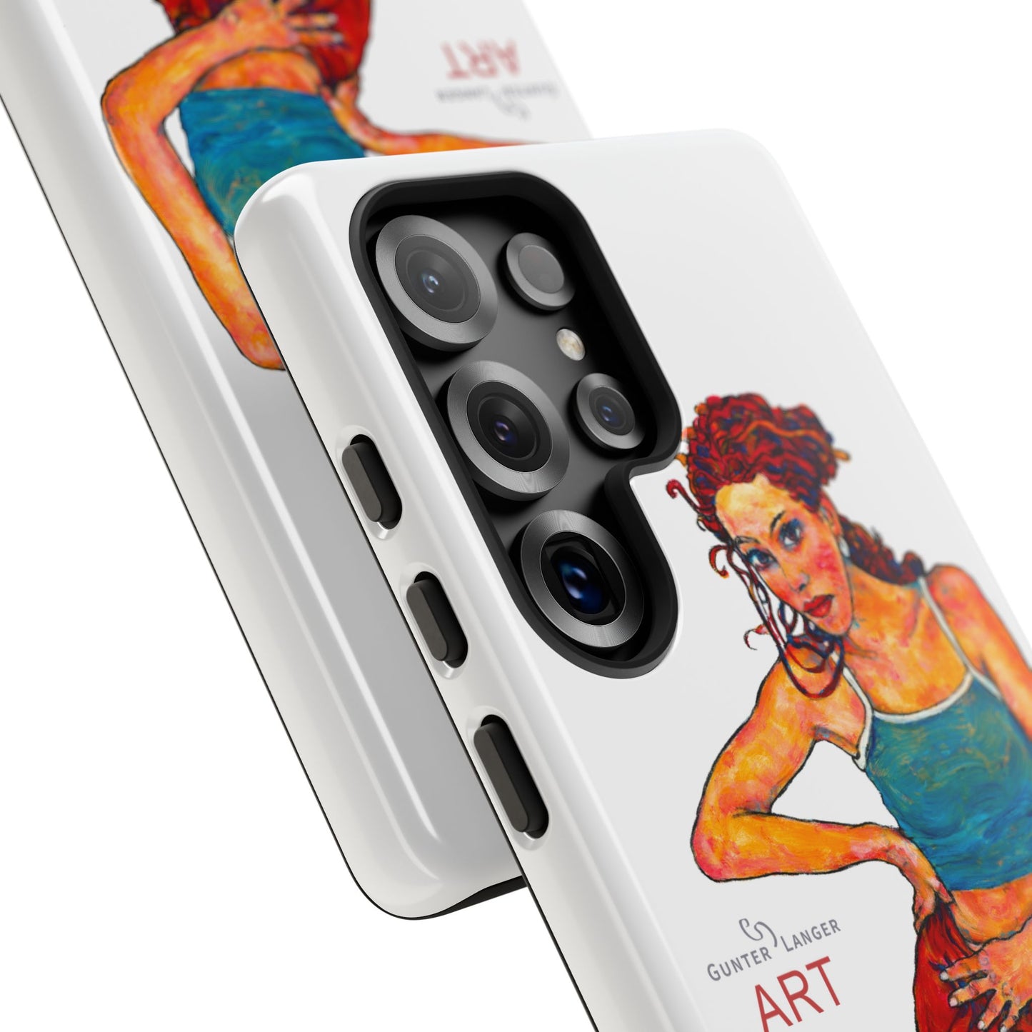 Tough Cases - Google Pixel - Samsung Galaxy - Motiv: Lea, Weiß