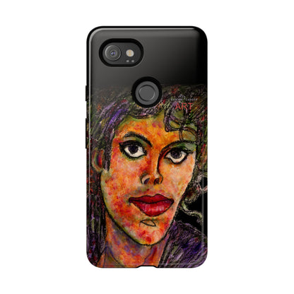 Tough Cases - Google Pixel - Samsung Galaxy - Motiv: MJ, Schwarz