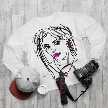 Unisex Crew Neck Sweatshirt (EU) - Motiv Front Raja, H 49 cm