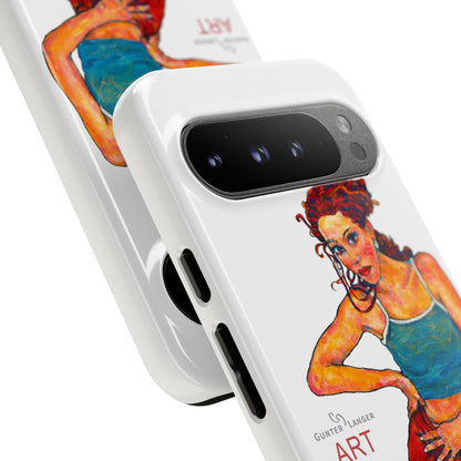 Tough Cases - Google Pixel - Samsung Galaxy - Motiv: Lea, Weiß