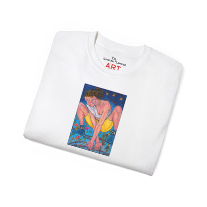 Unisex Ultra Cotton Tee - Motiv: Alva & Alva, Neck Label
