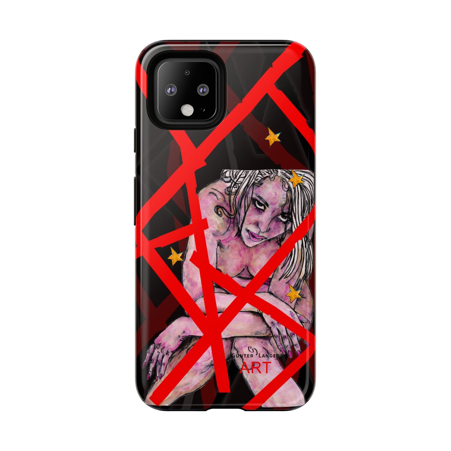 Tough Cases - Google Pixel - Samsung Galaxy - Motiv: Stella, Mikado